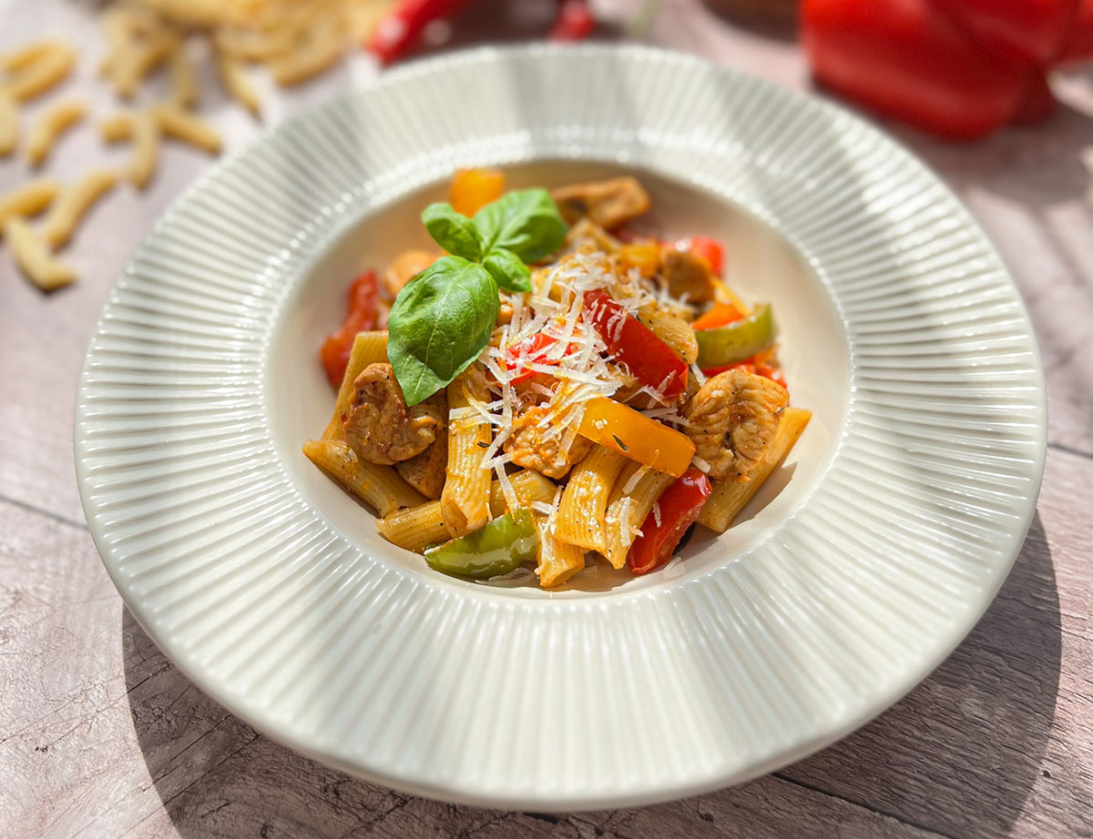 Pasta pollo picante - recept - Míves Tészta Manufaktúra